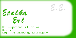 etelka erl business card